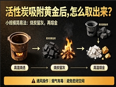 载金炭里淘真金：活性炭吸满黄金后，如何最简单地"取"出来？